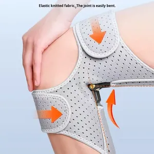 Genouillères de soutien en néoprène pour la protection des genoux à rebond puissant avec force de ressort réduit la douleur pour les jambes âgées et froides - Product Image 3