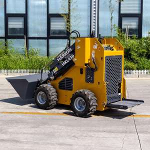 LIVRAISON GRATUITE Mini-chargeuse compacte diesel avec godet et divers accessoires, mini-chargeuse à pneus - Product Image 6