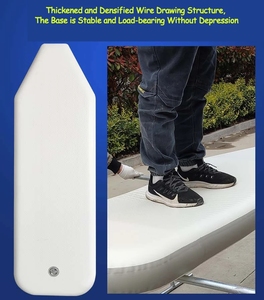 Plateforme pneumatique gonflable en PVC Solar Marine pour bateaux <span class=keywords><strong>de</strong></span> pêche <span class=keywords><strong>de</strong></span> 2 m seulement, tapis <span class=keywords><strong>de</strong></span> fond <span class=keywords><strong>de</strong></span> <span class=keywords><strong>bateau</strong></span> pliable résistant à l'usure, le <span class=keywords><strong>bateau</strong></span> n'est pas inclus - Product Image 5