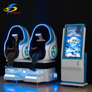 Kinderen Volwassenen Geschikt Spel Centrum 9d Vr Eivorm Blauwe Kleur Vr Bioscoop Game Machine - Product Image 3