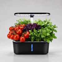 Système de culture hydroponique intelligent Tuya WiFi à 6 trous, avec lumière LED de croissance automatique et circulation d'eau, pot de culture d'intérieur pour légumes et herbes