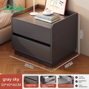 Comodino Moderno e Semplice Wayon con 2 Cassetti, Design Minimalista per Camera da Letto, Mobiletto Portaoggetti - Product Image 6