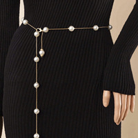 Chaîne de taille décorative multicouche métallique pour femme, 1 pièce, polyvalente pour chemises, robes, spectacles de danse du ventre, disponible en plusieurs coloris