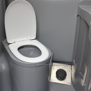 Toilettes chimiques publiques portables prêtes à l'emploi de luxe, toilettes mobiles, cabine pour la construction, bureau en plein air - Product Image 5