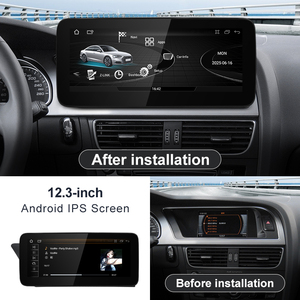 STWEI Prix d'usine 10,25 pouces Android 14 AUTO Carplay pour lecteurs vidéo de voiture AUDI A4 A5 B8, navigation GPS, écran multimédia central - Product Image 3