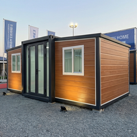 Maison conteneur modulaire extensible 2-4 chambres, maison préfabriquée pour magasin éphémère, directement de l'usine