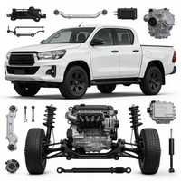 Couvre-pare-chocs arrière avec feux antibrouillard pour Hilux Vigo AN10 AN20 2005-2011 Qualité OEM Acier