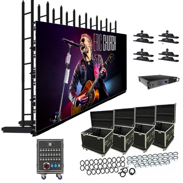 Easy Installing Custom Hard Connection Event Indoor Outdoor Rental Led Screen for Stage Rental and Shopping Mall Display
