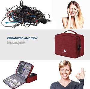 Bolsa Organizadora de Muestras Gratis, Bolsa de Almacenamiento Portátil para Accesorios Electrónicos, Bolsa de Almacenamiento para Dispositivos, Bolsa de Viaje para Cables - Product Image 4