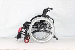 Sedia a rotelle manuale sedia a rotelle per disabili sedia a rotelle leggera sportiva e manualmente in piedi vendita calda - Product Image 4