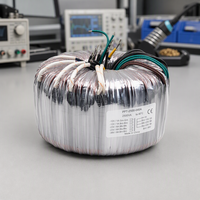 Transformateur toroïdal monophasé sur mesure certifié CE ISO, haute efficacité, bobinage en cuivre, transformateur élévateur et abaisseur de tension