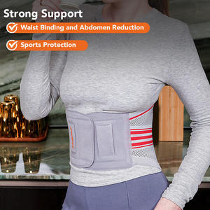 Factory Elastic Comfort Waist Support Belt Cotton <b>Back</b> Support Belt Waist <b>Brace</b> Lumbar Belt - Product Image 2