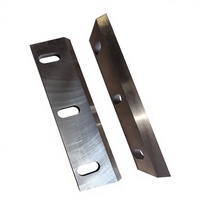 Lames de broyeur DC53/SKD-11/D2 très vendues pour les machines de recyclage des bouteilles en plastique, haute précision, haute rigidité, dureté 56-60 HRC