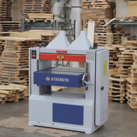 Machine à dégauchir et déboucher le bois industrielle robuste à moteur puissant, avec coupe-spirale de 630 mm, pour le travail du bois à une seule face