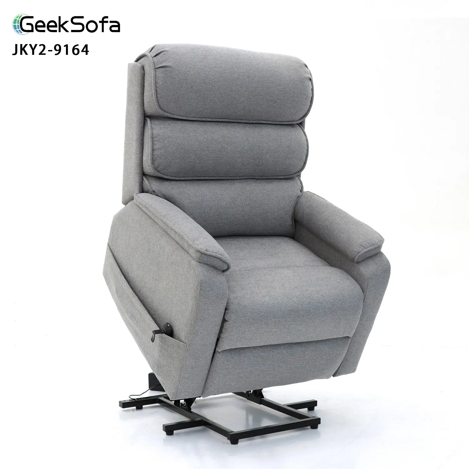 Geeksofa Fabrik Großhandel doppelmotorbetriebener elektrischer medizinischer Aufzug Liegestuhl mit Massage und Wärme für Ältere Menschen