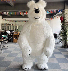 Costume Gonfiabile Mascotte <span class=keywords><strong>Masha</strong></span> <span class=keywords><strong>e</strong></span> <span class=keywords><strong>Orso</strong></span>, Tuta Gigante in Peluche per Halloween, Scherzi Virali TikTok ed Eventi Festa - Product Image 1