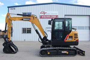 Haute qualité utilisé SANY SY60C 6Ton Mini pelle sur chenilles Kubota moteur KYB cylindre hydraulique avec seau PLC pompe fabriqué en Chine - Product Image 6