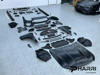 Kit de conversion extérieur complet pour la Classe C W206 2022-2023, mise à niveau sport vers C63S AMG avec calandre, pare-chocs et diffuseur