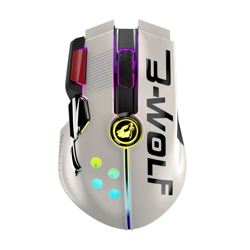 Free wolf X6 11 button wireless charging wired dual-mode joystick gaming mouse RGB DPI 12000 gaming mechanical mouse