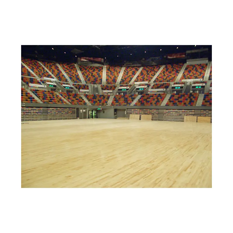 Avant antiselip lantai kayu keras dalam ruangan basket/Badminton/lapangan bola voli lantai tetap 3x3 olahraga parket lantai Birch