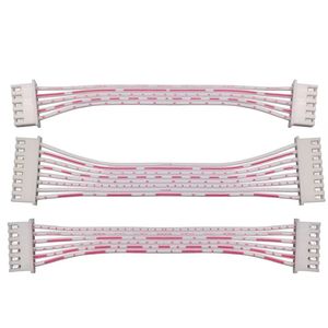 OEM kabel pita datar bergaris merah putih dengan konektor JST XH2.54mm - Product Image 3