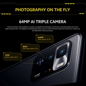 Xiaomi Versione Globale POCO <span class=keywords><strong>X3</strong></span> GT Smartphone con Tripla Fotocamera 5G 8GB+128GB/256GB NFC MTK 1100 67W 6.6'' AMOLED 5000mAh 64MP - Product Image 6