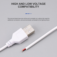 Câble de commutation de type monochrome pour éclairage LED avec lumière de croissance des plantes, 5V, étanche, USB, lumière à spectre complet, gradation de la luminosité