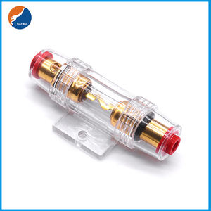 Porte-fusible <span class=keywords><strong>AGU</strong></span> en ligne de calibre 4 8 AWG Type <span class=keywords><strong>AGU</strong></span> Fusible pour camions Amplificateur d'alarme audio de voiture Compresseurs - Product Image 5