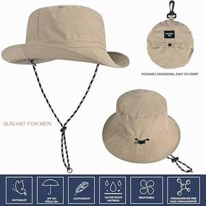 Chapeau de soleil <span class=keywords><strong>d</strong></span>'extérieur personnalisé avec logo, pliable, protection solaire UPF 50+, large bord, pour homme et femme, idéal pour la randonnée - Product Image 3