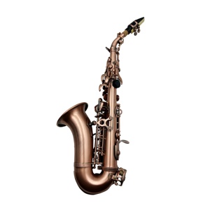 <span class=keywords><strong>Saxophone</strong></span> soprano SEASOUND OEM Vintage Red Curve Bell JYSS100VGRD, excellent son BB, style vintage, étui étanche - Product Image 2
