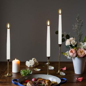 Bougies LED à piles, effet cire véritable, en plastique, télécommandées, pour anniversaires, Halloween, Ramadan, décoration intérieure - Meilleures ventes - Product Image 2