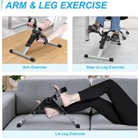 Mini-vélo d'exercice magnétique silencieux à pédale pour seniors, design personnalisé