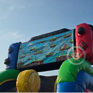 Parcours d'obstacles gonflable sur le thème de <span class=keywords><strong>Mario</strong></span> avec toboggan, jouets gonflables commerciaux pour enfants - Product Image 4