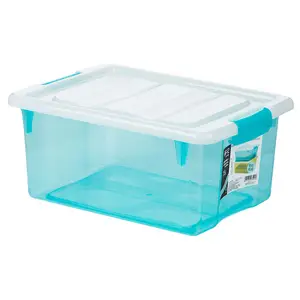 Caixa de armazenamento de plástico de vários tamanhos, recipiente para organizar roupas no armário e fornecer caixa de cores diferentes