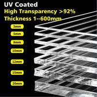 Feuille acrylique transparente Sublimation 3mm Prix de gros Résiste à la protection UV Conception Impression personnalisée Découpe laser Feuille de plexiglas