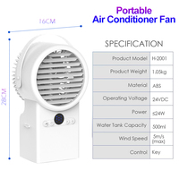 Ventilateur de refroidissement par eau de style nouveau 2021, climatiseur portable mini, climatiseur portable