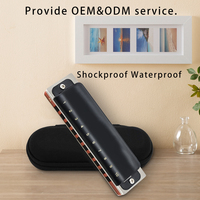 Wholesale Musical Hard Instrument Bags Shockproof EVA Case Carrying Harmonica Pouch Gift Case
