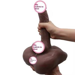 Adult <span class=keywords><strong>Toy</strong></span> <span class=keywords><strong>Sext</strong></span> für Männer Weiches Silikon und TPE G-Punkt-förmiger Dildo mit Saugnapf für Frauen - Product Image 2