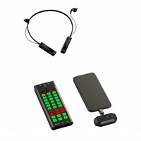 Carte son sans fil tour de cou avec mixeur audio et OTG, carte son portable pour podcast et lecteur audio numérique TikTok