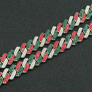 สร้อยคอคิวบาลิงค์ดีไซน์เรียบง่ายสีสันสดใส สไตล์ฮิปฮอป วัสดุโลหะผสม สำหรับผู้ชาย แฟชั่นเครื่องประดับ ขายดีปี 2026 - Product Image 4