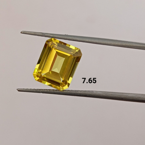 Zafiro Amarillo Cultivado en Laboratorio, Gema Suelta de Calidad Premium, Múltiples Formas, Claridad Brillante, Piedra Facetada para Joyería - Product Image 1