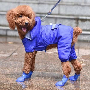 Su geçirmez silikon yağmur çizmeleri Pet köpek kauçuk yağmur ayakkabıları fabrika fiyatı ile - Product Image 6
