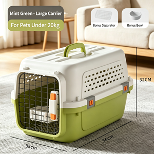 Airline <b>Pet</b> <b>Carrier</b> - Space Capsule Travel Crate for Cats & Small Dogs - Product Image 1