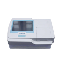 Lecteur de microplaques ELISA LED DR-200 96/48 puits avec longueur d'onde de 400-725 nm, fonction de secouage linéaire et interface USB
