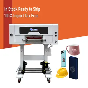 brandneu a2 uv-dtf-druckmaschine rolle zu rolle uv-drucker mit weißer tinte flachdruck tintenstrahldrucker uv-dtf-drucker billig