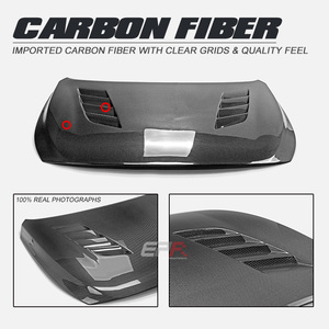 Nouveau design EPR Hyundai 2016-2024 I30n MK3 EPA AM Spec Capot ventilé avec clips à visser en fibre de carbone de haute qualité noir - Product Image 5