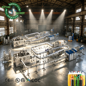 Planta de Llenado de Refrescos sin Espuma Precision Valve 10000BPH DCGF32-32-10 con Equipo de Embotellado de Bebidas PET de 0-2L - Product Image 1