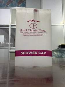 Bolsas de sellado térmico con sellado central, transparentes, con estampado monocromático, para kit dental de papel vegetal, para amenidades de hotel - Product Image 2