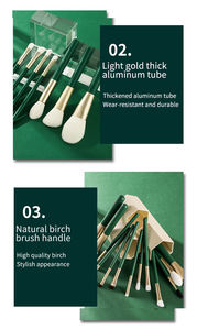 13Pcs pennelli cosmetici alti fard in polvere set di pennelli per trucco beauty Powder blush foundation correttore ombretto labbro strumenti per il trucco - Product Image 2