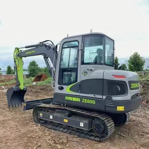 Excavator Mini Excavator d'occasion Zoomlion ZE60G ZE75G Excavator hydraulique sur chenilles Composant compact et fiable en vente bon marché - Product Image 1